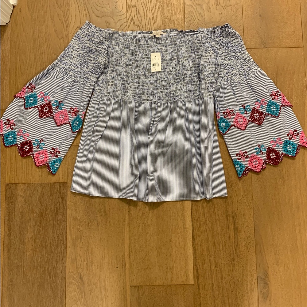 Loft- Fiesta off the shoulder top